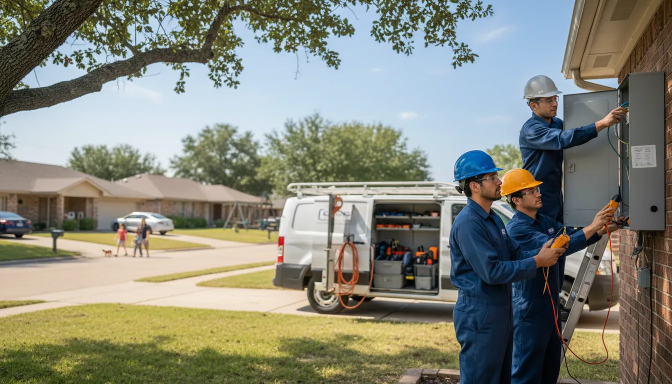 Certified electrician providing emergency electrical services in Topeka, KS